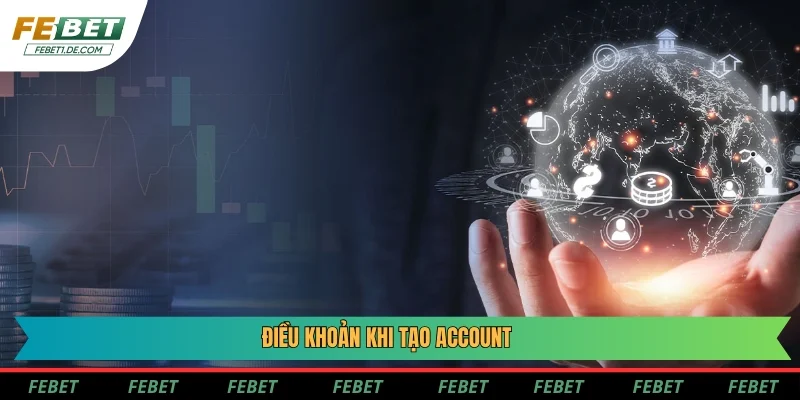 Điều khoản khi tạo account
